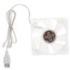 DIYEAH Transparent Acrylic Pet Cooling Fan USB Portable Small Cage Fan for Hamsters and Small Animals Summer Cooling for Crates and Kennels view 1