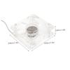 DIYEAH Transparent Acrylic Pet Cooling Fan USB Portable Small Cage Fan for Hamsters and Small Animals Summer Cooling for Crates and Kennels view 2