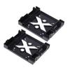 NUOBESTY 2 PCS Front Bay Adapter Hard Drive Mounting Kit for Optical Drive Bay Compatible with SSD Desktop Computer Installation view 1