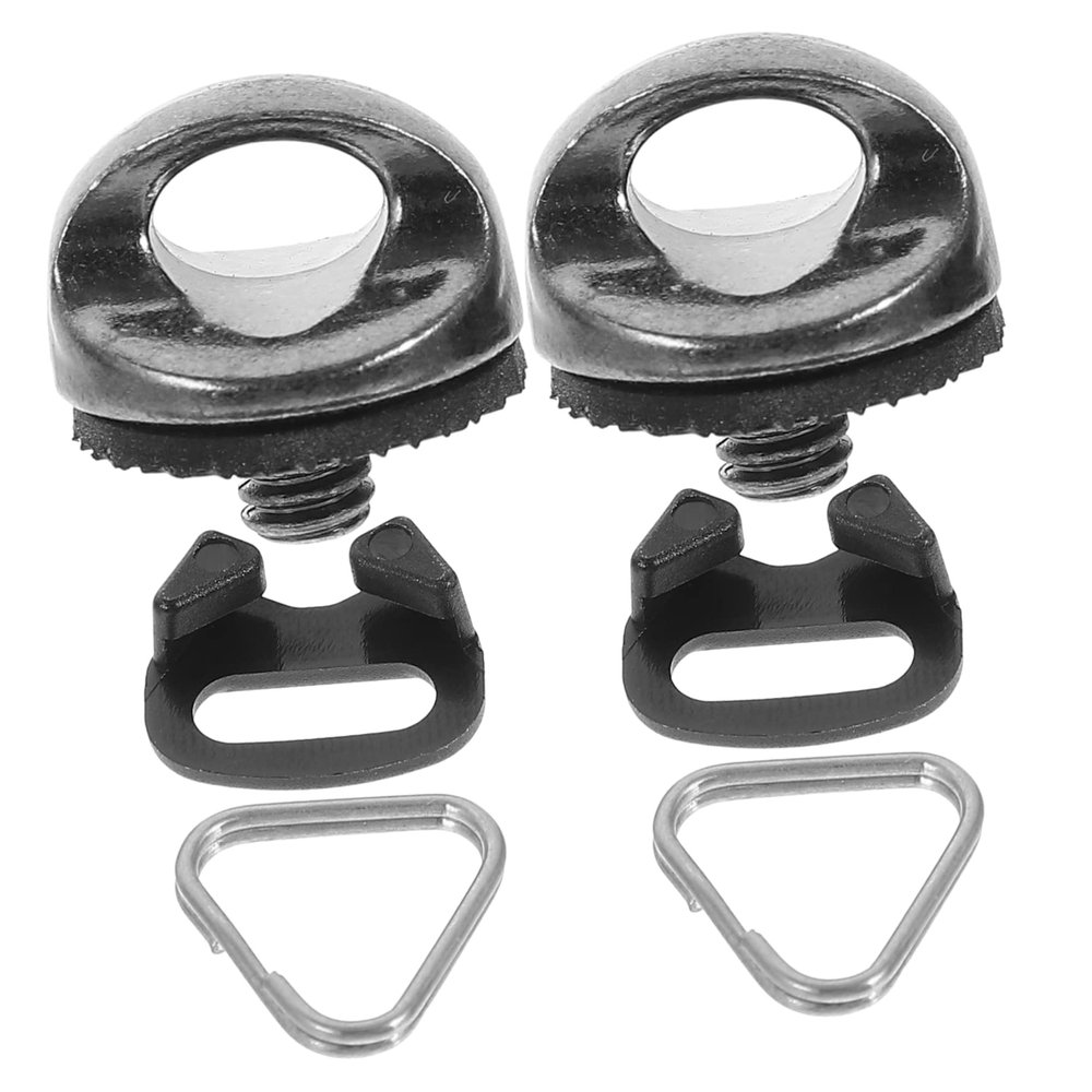 KICHOUSE Triangle Hook Camera Strap Fixing Screw Kit with Thread Neck and Wrist Strap Rings for Secure DSLR Attachment Compact and Lightweight Design
