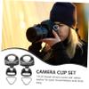 KICHOUSE Triangle Hook Camera Strap Fixing Screw Kit with Thread Neck and Wrist Strap Rings for Secure DSLR Attachment Compact and Lightweight Design view 4