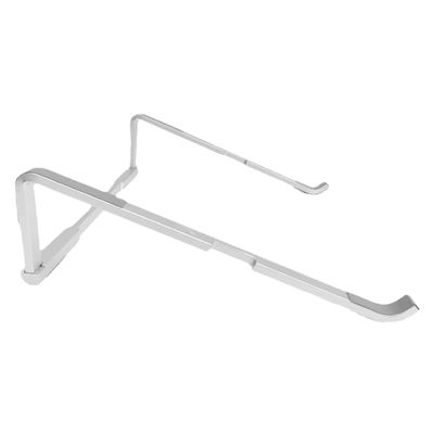 Operitacx Ergonomic Aluminum Alloy Desk Mount Laptop Stand with Non Slip Pads Foldable Portable Computer Desktop Holder for Various Laptop Enhances Air Circulation Easy to Assemble and