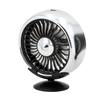 Mikikit USB Car Air Cooling Fan Adjustable Strong Wind Vehicle Dashboard Cooler Fan with Quiet Operation Portable for Office Home Silver view 1