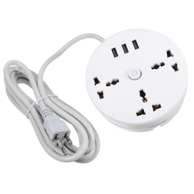 Vaguelly Socket USB Strip with Cord Multi Protection Extension Board for Outdoor and Home Plug Portable Outlet Panel