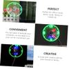 SHINEOFI Portable USB Clock Fan with Real Display Flexible Neck Mini Cooling Fan LED Digital Display Memory Function for Desk Car Home Use view 3
