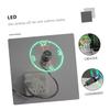 SHINEOFI Portable USB Clock Fan with Real Display Flexible Neck Mini Cooling Fan LED Digital Display Memory Function for Desk Car Home Use view 4