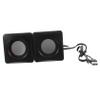 COOLHIYA Mini USB Computer Speakers Portable Plug and Play Stereo Sound for Laptop Desktop Home Office Compact Lightweight Music Player view 1