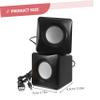 COOLHIYA Mini USB Computer Speakers Portable Plug and Play Stereo Sound for Laptop Desktop Home Office Compact Lightweight Music Player view 2
