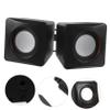 COOLHIYA Mini USB Computer Speakers Portable Plug and Play Stereo Sound for Laptop Desktop Home Office Compact Lightweight Music Player view 4