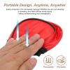 PATIKIL 3.5" x 2.4" Soft Mini Flash Diffuser Cap, 4 Pack Universal Elastic Flash Diffuser Cover for DSLR Camera Flashlight, White, Yellow, Red, Blue view 4