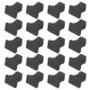 PATIKIL SFP Port Anti Port Anti Dust Cover Cap, 10pcs SFP Dustproof Plug Soft Silicone Protector for Computer Switch Router Network Interface Card, Black view 1