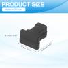 PATIKIL SFP Port Anti Port Anti Dust Cover Cap, 10pcs SFP Dustproof Plug Soft Silicone Protector for Computer Switch Router Network Interface Card, Black view 2