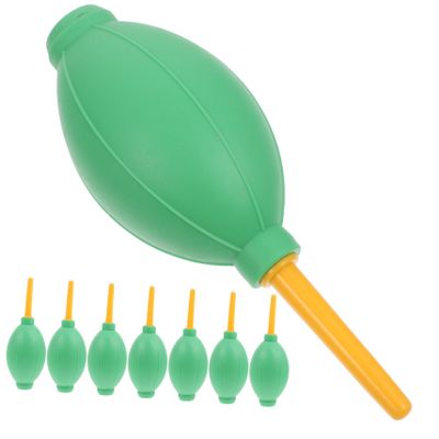 SHINEOFI 8Pcs Air Blower Kit for Camera Lens Dust Cleaning Portable Bulb Blower with Pin Valve Nozzle Rubber and Plastic Material Multi Purpose for Sensors Keyboards and Plants Random Color