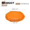 PATIKIL 6.3" x 6.3" Soft Mini Flash Diffuser Cap, 5 Pack Universal Elastic Flash Diffuser Cover for DSLR Camera Flashlight, Orange view 2