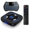 Android TV Box 12.0 2GB 16GB TV Box 2024 Support 8K Dual-WiFi 2.4G 5.8G Android Box H618 Chipset with HDR10 BT5.0 USB 2.0 3D Ethernet with Mini Backlit Keyboard view 1