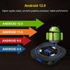 Android TV Box 12.0 2GB 16GB TV Box 2024 Support 8K Dual-WiFi 2.4G 5.8G Android Box H618 Chipset with HDR10 BT5.0 USB 2.0 3D Ethernet with Mini Backlit Keyboard view 2