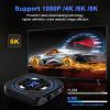 Android TV Box 12.0 2GB 16GB TV Box 2024 Support 8K Dual-WiFi 2.4G 5.8G Android Box H618 Chipset with HDR10 BT5.0 USB 2.0 3D Ethernet with Mini Backlit Keyboard view 3