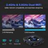Android TV Box 12.0 2GB 16GB TV Box 2024 Support 8K Dual-WiFi 2.4G 5.8G Android Box H618 Chipset with HDR10 BT5.0 USB 2.0 3D Ethernet with Mini Backlit Keyboard view 4