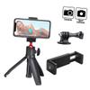 Healifty Telescopic Camera Tripod Selfie Stick with Slip Pad Height Multi Function Phone and Outdoor Camera Holder Screw Compatible for Live Streaming and Travel view 4