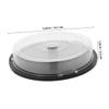 NUOBESTY 2pcs Plastic Dvd Storage Buckets Compact CD Storage Boxes with Disc Capacity Space Saving Organizer Containers for Dvds and view 2