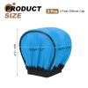 PATIKIL 3.7" x 3.5" Soft Mini Flash Diffuser Cap, 2 Pack Universal Elastic Flash Diffuser Cover for DSLR Camera Flashlight, Blue view 2
