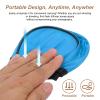 PATIKIL 3.7" x 3.5" Soft Mini Flash Diffuser Cap, 2 Pack Universal Elastic Flash Diffuser Cover for DSLR Camera Flashlight, Blue view 4