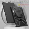 Compatible with Samsung Galaxy Tab S10 Ultra/S9ultra/S8 U ltra 14.6 Inch Case with 360Kickstand Case Rotating Stand [Pencil Holder],Hand Strap Shockproof Rugged Protective Case view 3