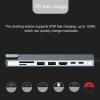 8 in 1 USB C Hub with 100W PD Charging 4K High Definition Multimedia Interface Ethernet Port USB 3 0 Ports and Memory Card Reader for Laptop and More view 4