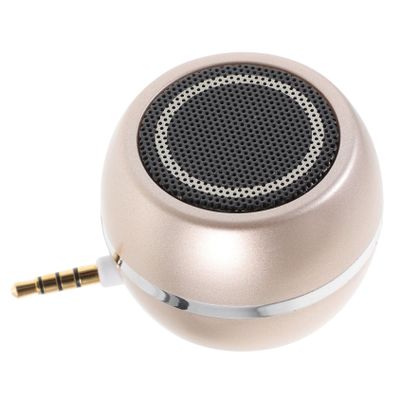 ARTIBETTER USB Rechargeable Mini Desktop Speaker with Aux Input Gold Plated Plug Compact External Loudspeaker for Laptop Phone and Portable Audio Devices