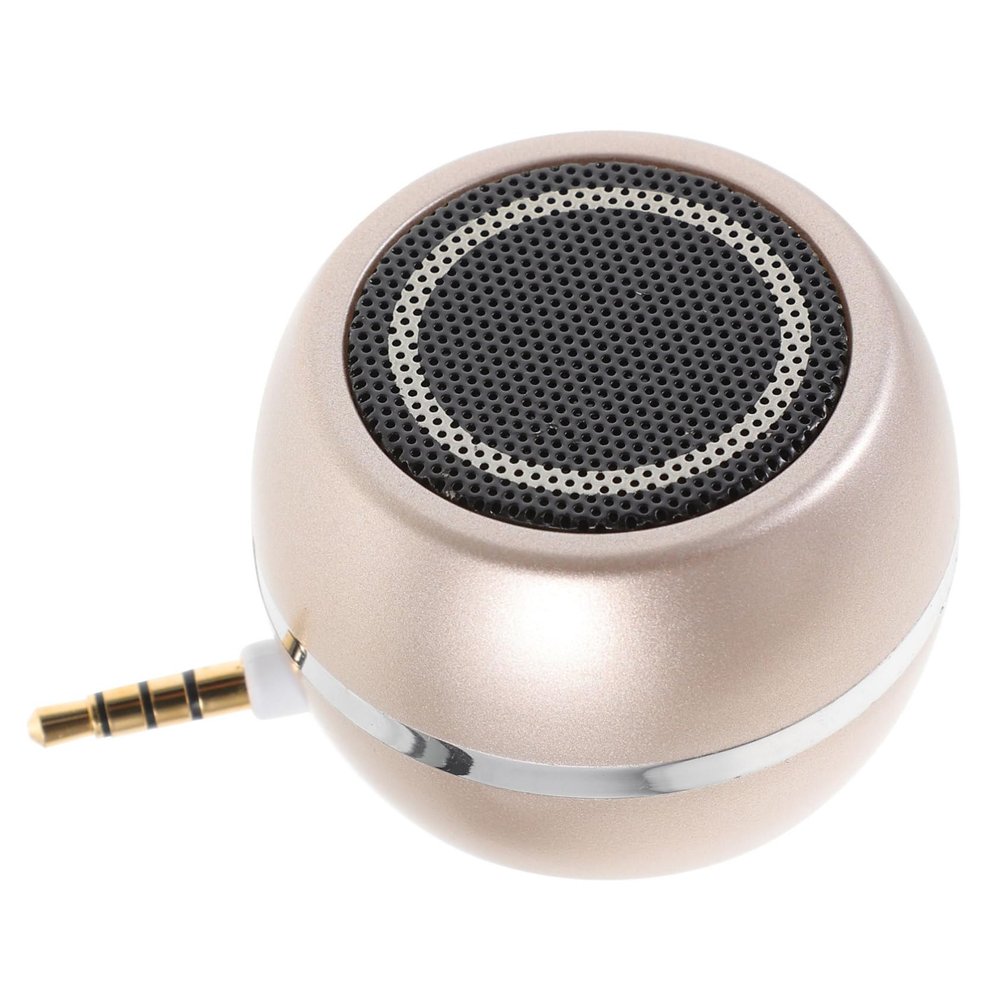 ARTIBETTER USB Rechargeable Mini Desktop Speaker with Aux Input Gold Plated Plug Compact External Loudspeaker for Laptop Phone and Portable Audio Devices