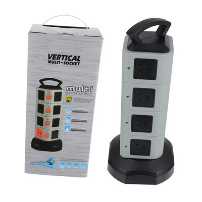 DOITOOL Power Board Surge Protector with Outlets and USB Charging Ports Portable Fireproof Extension Socket for Multiple Device Charging Safe and US Plug for Use