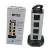 DOITOOL Power Board Surge Protector with Outlets and USB Charging Ports Portable Fireproof Extension Socket for Multiple Device Charging Safe and US Plug for Use view 1