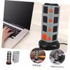 DOITOOL Power Board Surge Protector with Outlets and USB Charging Ports Portable Fireproof Extension Socket for Multiple Device Charging Safe and US Plug for Use view 3