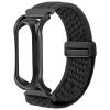 Adjustable Soft Woven Nyon Wristband + Protective Case Base fits for PLAUD NotePin AI Voice Recorder Upgraded 18mm Pin Quick Release Notepin Strap for Easy Band Replacement,Black view 1