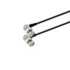 LIHUA Right Angle BNC Adapter R*/F Coax RG174 RG58 RG316 Cable 50  for Video Camera System Extension Pigtail Cord(J,2M) view 1