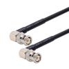 LIHUA Right Angle BNC Adapter R*/F Coax RG174 RG58 RG316 Cable 50  for Video Camera System Extension Pigtail Cord(J,2M) view 2