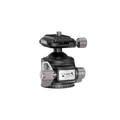 BC44 44mm Ball Head, Arca Swiss Quick Release Plate, Panorama Ball Head, 360 Rotation, Low Center of Gravity, lntegrated Design for DSLR Cameras (Payload 15kg, 33lb)