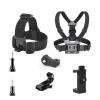 Adjustable Elastics Head Mount for Action Cameras with Antislip Secure Outdoor Sports Helmet Mount Action view 3