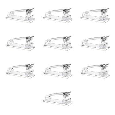 10Pcs Cable Clip Holder Multipurpose Management Holder Set with Adhesive Base for Desk Space Saving Cable