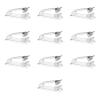 10Pcs Cable Clip Holder Multipurpose Management Holder Set with Adhesive Base for Desk Space Saving Cable view 1