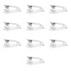 10Pcs Cable Clip Holder Multipurpose Management Holder Set with Adhesive Base for Desk Space Saving Cable view 4