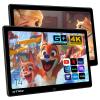 14-Inch 4K Video Android Car TV Headrest Monitor Tablet for Back Seat with WiFi Bluetooth, Glass to Glass IPS Touch Screens Portable Medias Player, Support Phone Control & Mirror Link view 1
