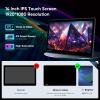 14-Inch 4K Video Android Car TV Headrest Monitor Tablet for Back Seat with WiFi Bluetooth, Glass to Glass IPS Touch Screens Portable Medias Player, Support Phone Control & Mirror Link view 3