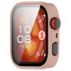 Clear Display Shielding Case with Reinforced PC Shell & Smooth Button Access Suitable for Watch Fit 4 Full Coverage Hard PC Case with Tempered Glass view 3