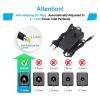 Adjustable Power Adapter AC to DC 3V-12V 3V-24V 9V-24V with Universal Supply Display Screen 12V 1A 2A Switching Charger Adapter(with DC Female Male,US_9V-24V 1A) view 3