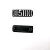 1PC Label for Nikon D5100 D5200 D5300 D550 D5600 Logo Model Nameplate Label (D5100) view 1