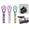 Bike Computer Extension Mount, Aluminum Alloy Adjustable Bracket for Garmin for IGPSport Mountain Road Cycling Handlebar Accessories, Purple Green Pink(Purple) view 4
