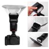 Reflective Flashing Diffuser for DSLR Soften Harsh Shadows Improve Lighting Conditions Portable Design Durability ABS Build Portable Diffuser for Photography view 2