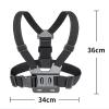 Cameras Chest Harness 5 in 1 Smartphone Chest Mount with Adjustable Length Breathable Elastic Strap for Sports Action Video Recording Hands First Person Perspective view 3