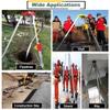 Rescue Tripod Heavy Duty Fire Fighting Tripod Confined SpaceRescue Tripod Lifting,Rescue Tripod,Fire Rescue Tripod with 1200lb1800lb2600lb Winch for Confined Space, Lifting and Rescue Equip view 2